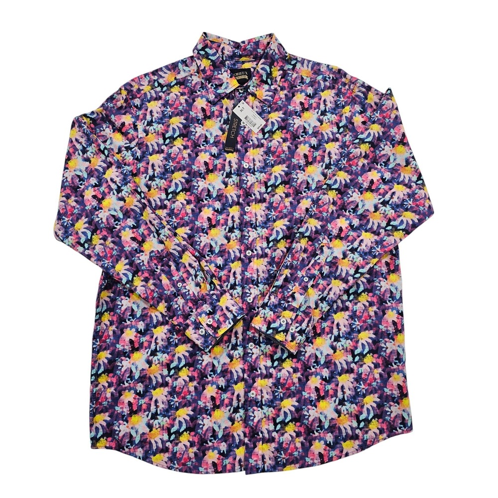 Daniel Cremieux Colorful HIGH FASHION Floral Button Down Shirt